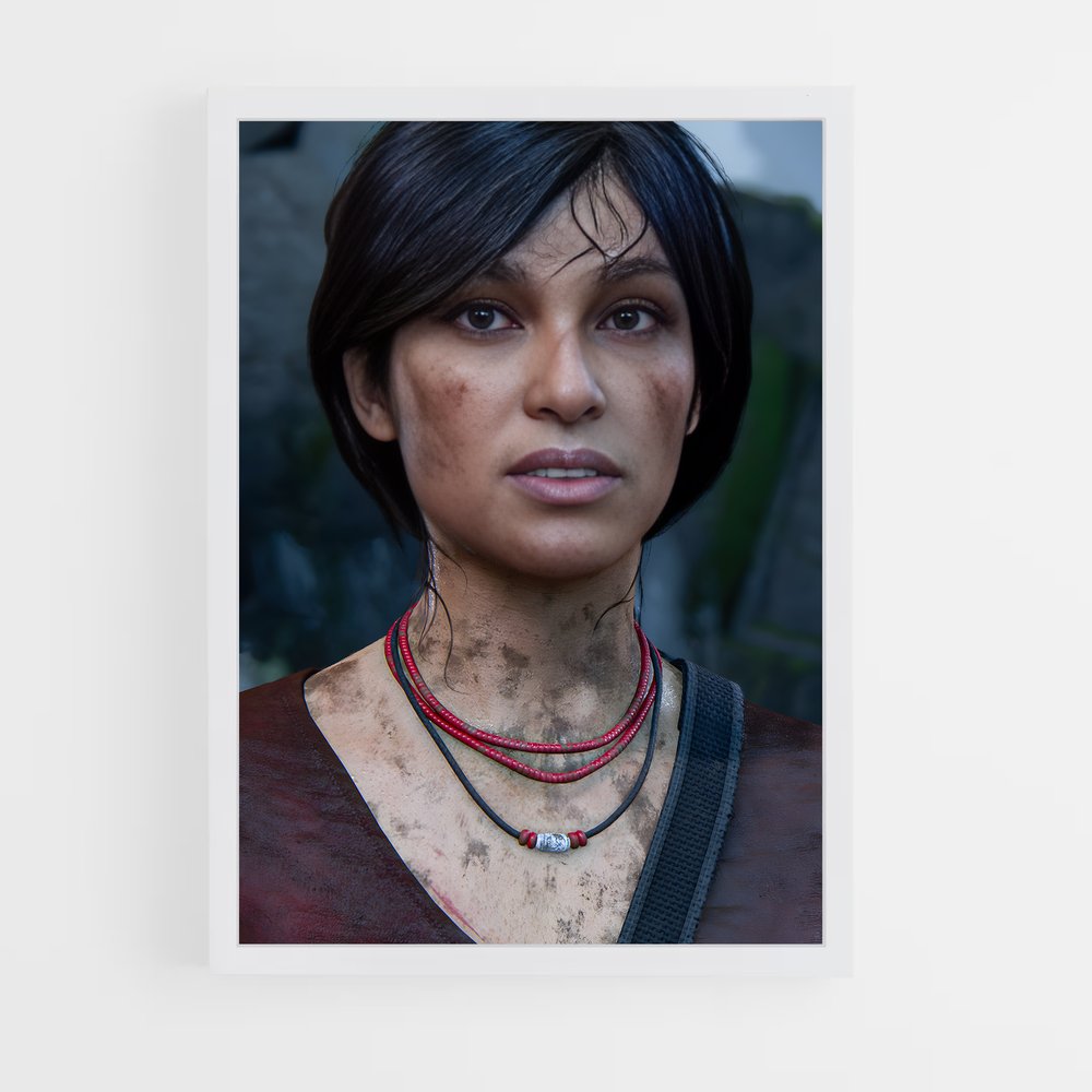Poster Chloe frazer – affiche Uncharted (vue 3)